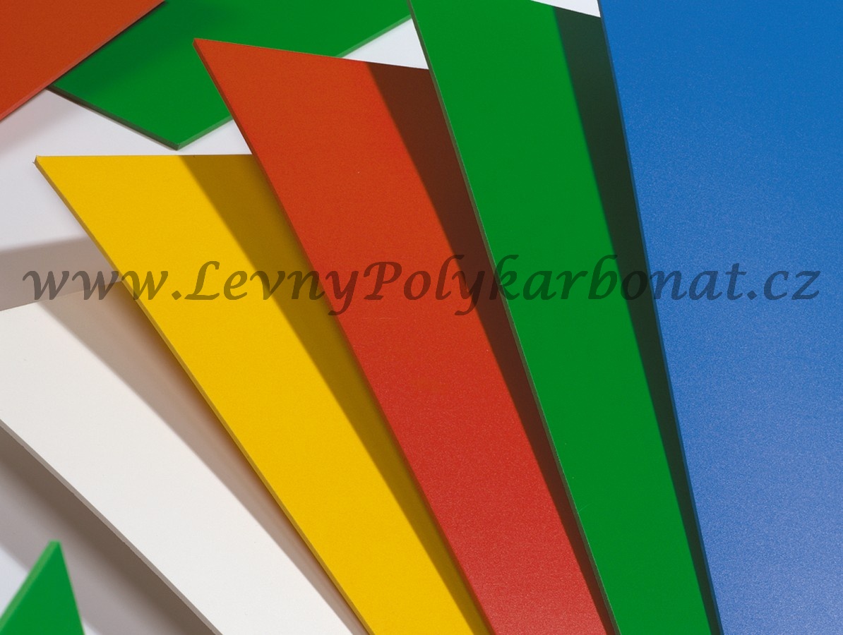 HOBBYCOLOR Polyvinylchloridová PVC deska - tl. 3 mm BÍLÁ š.50 cm x dl.50 cm