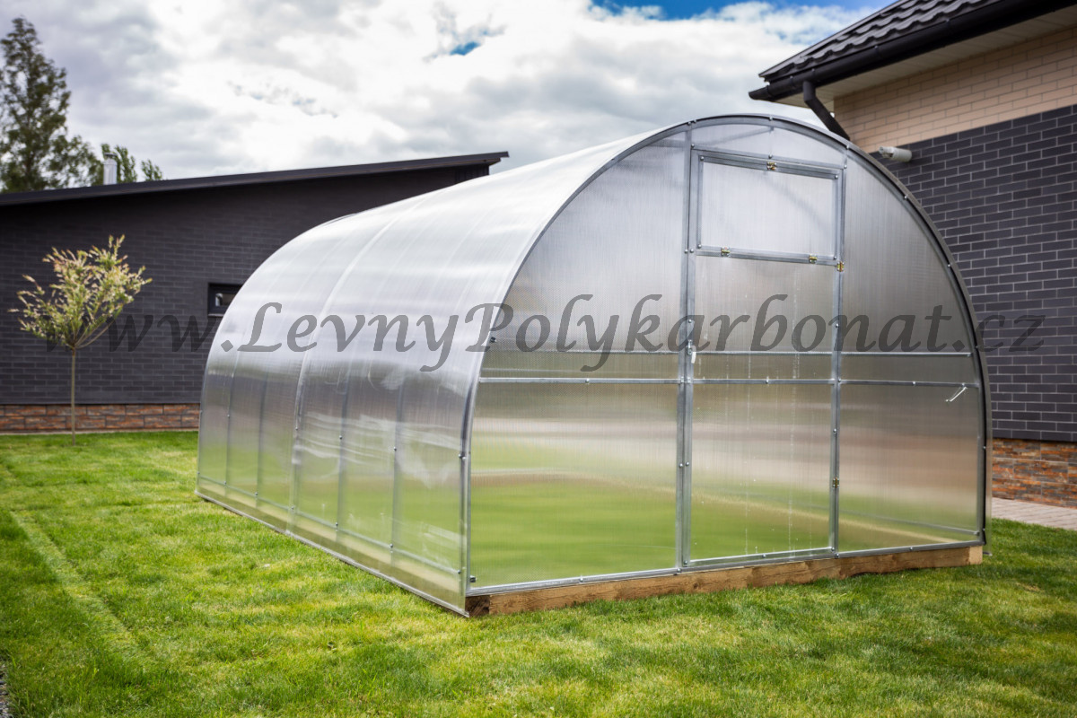 Zahradní skleník z polykarbonátu tl.4 mm GARDENTEC HERBUS š.3 x dl.4 m