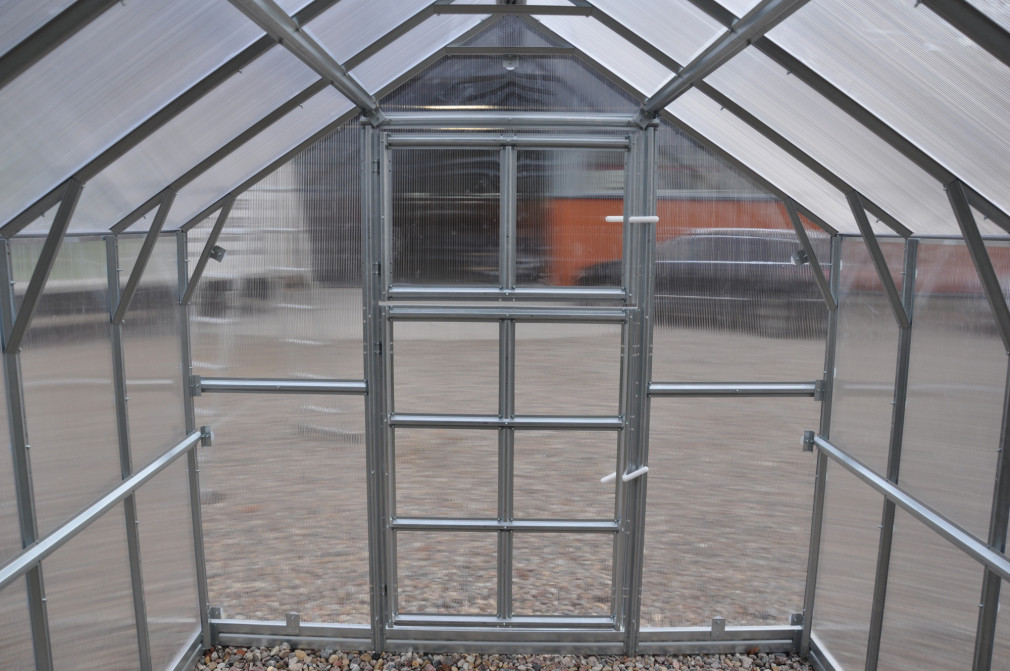 Zahradní skleník z polykarbonátu tl.6 mm GARDENTEC H11 - š.2,35 x dl.11,17 m