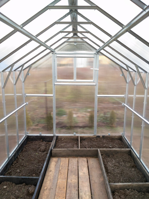 Zahradní skleník z polykarbonátu tl.6 mm GARDENTEC H11 - š.2,35 x dl.11,17 m
