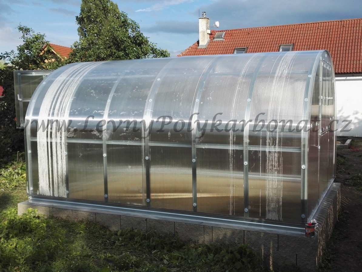 Zahradní skleník z polykarbonátu tl.6 mm COVERNIT CLASSIC PROFI š.3 x dl.4 m