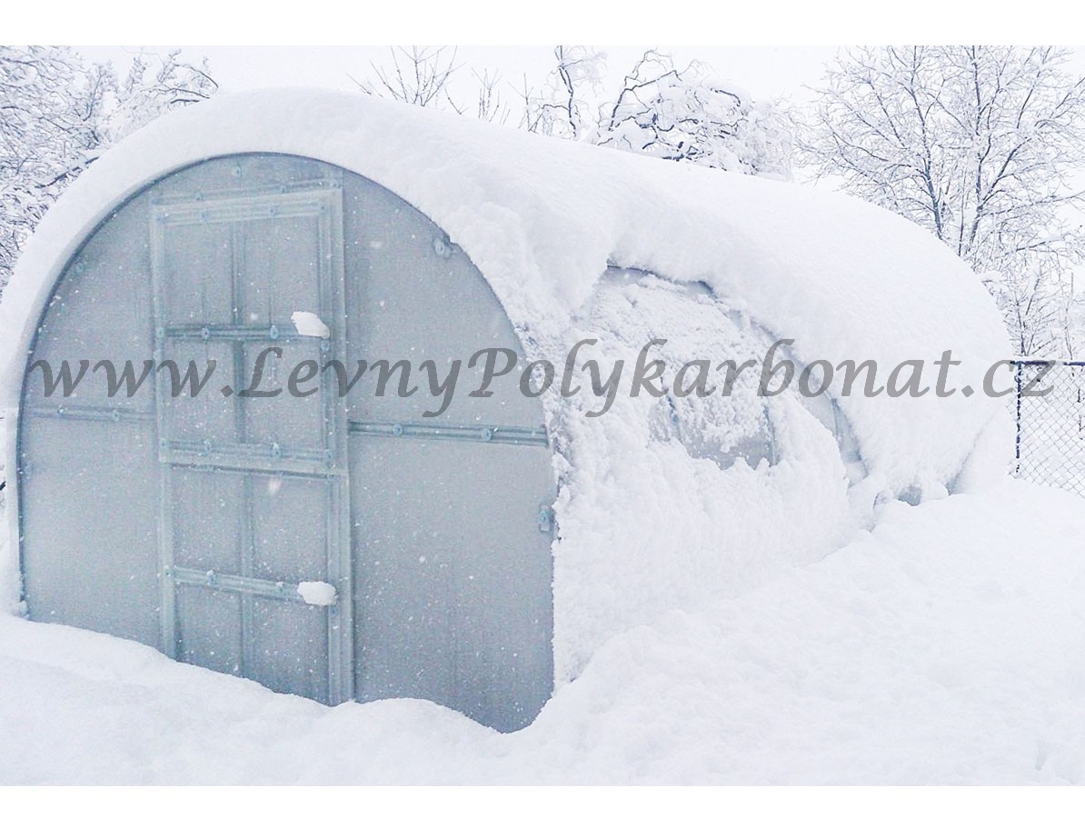 Zahradní skleník z polykarbonátu tl.6 mm COVERNIT CLASSIC PROFI š.3 x dl.4 m