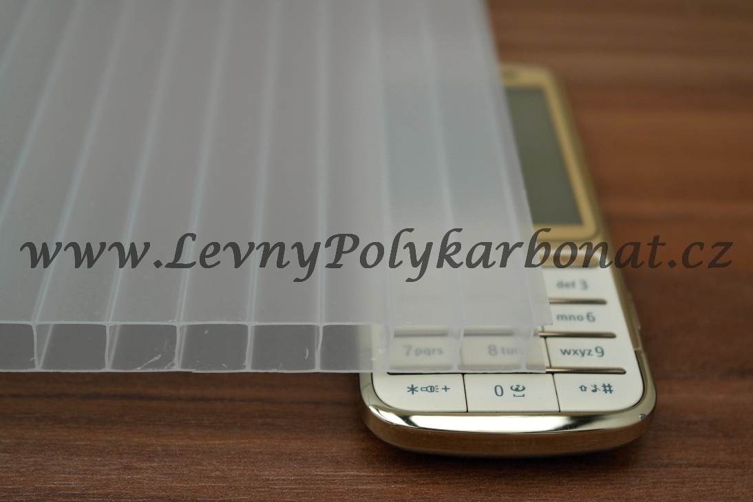 Dutinková deska OPÁL 10mm 2UV LEXAN THERMOCLEAR 2RS š.1,05m x dl.5m (5,25m2)