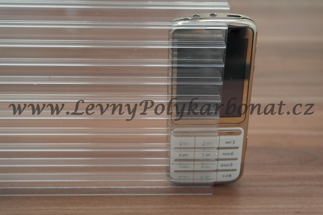Dutinková deska ČIRÁ 8mm 2UV MULTICLEAR BOX 2 WALL š.1,05m x dl.4m (4,2m2)