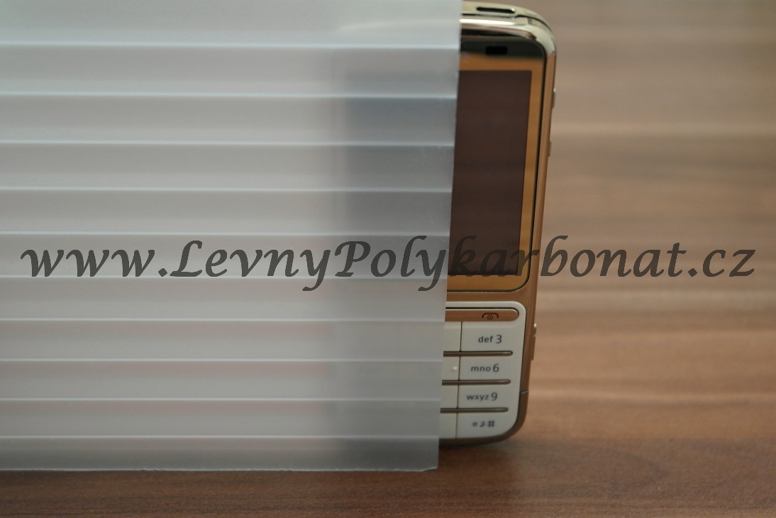 Dutinková deska OPÁL 8mm 2UV MULTICLEAR BOX 2 WALL š.2,1m x dl.1m (2,1m2)