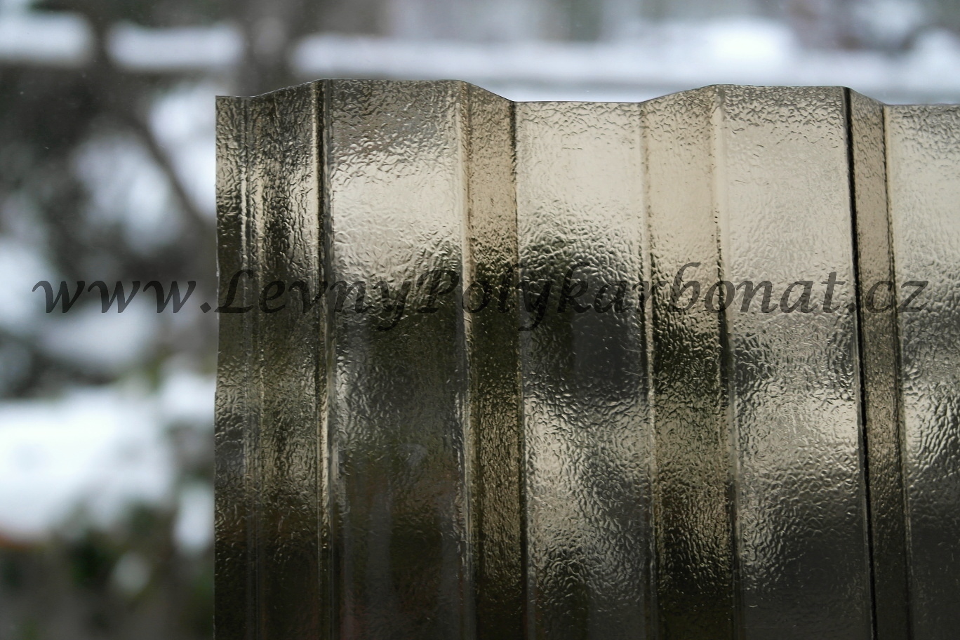 Trapéz BRONZ JEMNÁ 0,8mm polykarbonát GUTTA MAKRO ST š.1,06m x dl.5m