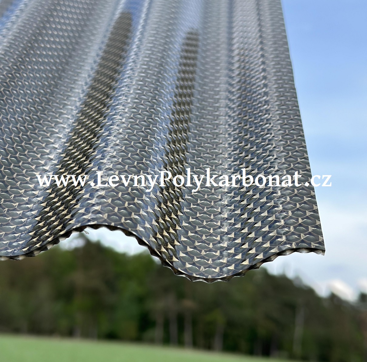 Vlna BRONZ DIAMANT 2,8mm polykarbonát WBH STRONG š.1,045m x dl.6m (6,3m2)