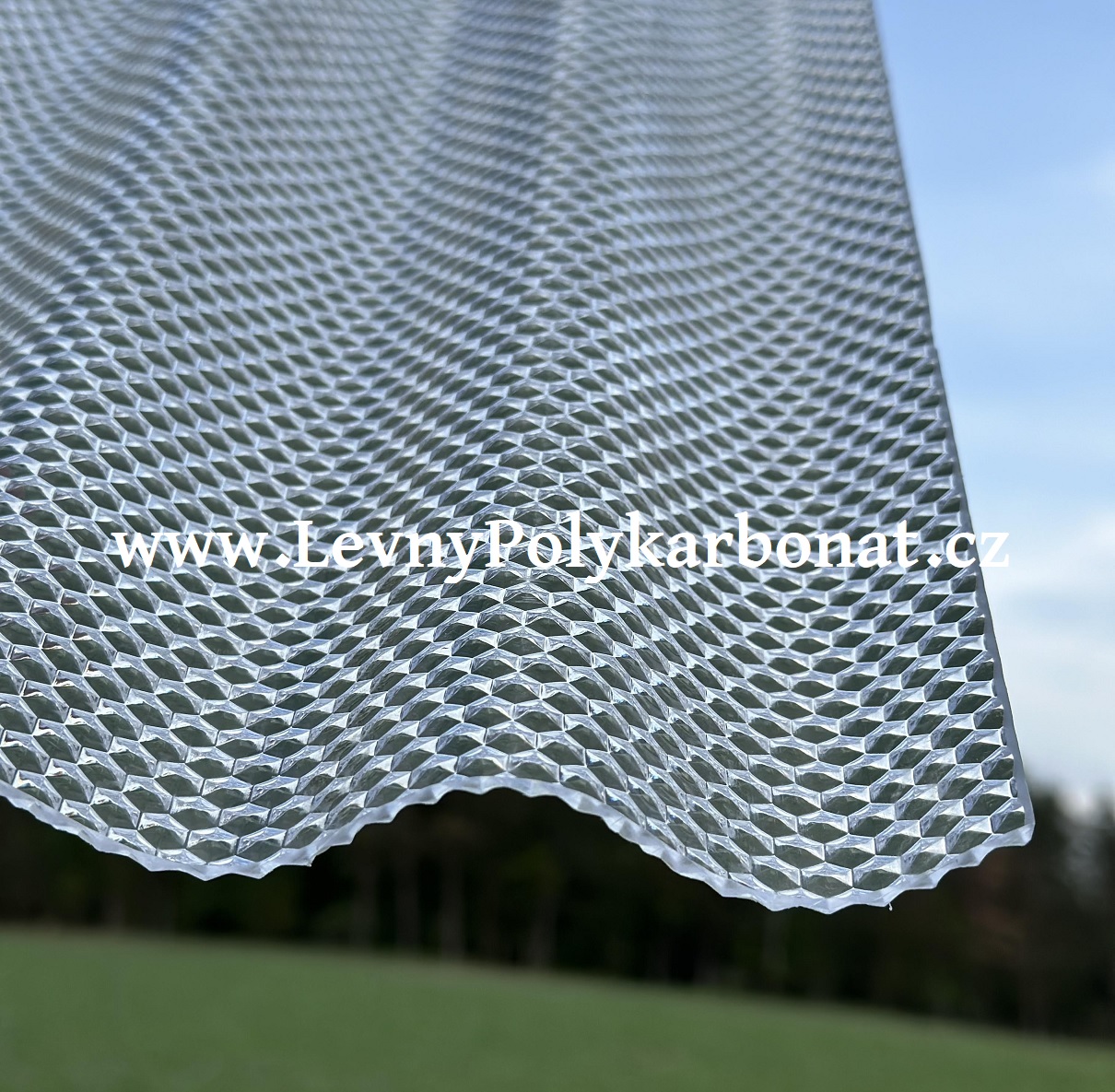 Vlna ČIRÁ DIAMANT 2,8mm polykarbonát WBH STRONG š.1,045m x dl.4m (4,2m2)