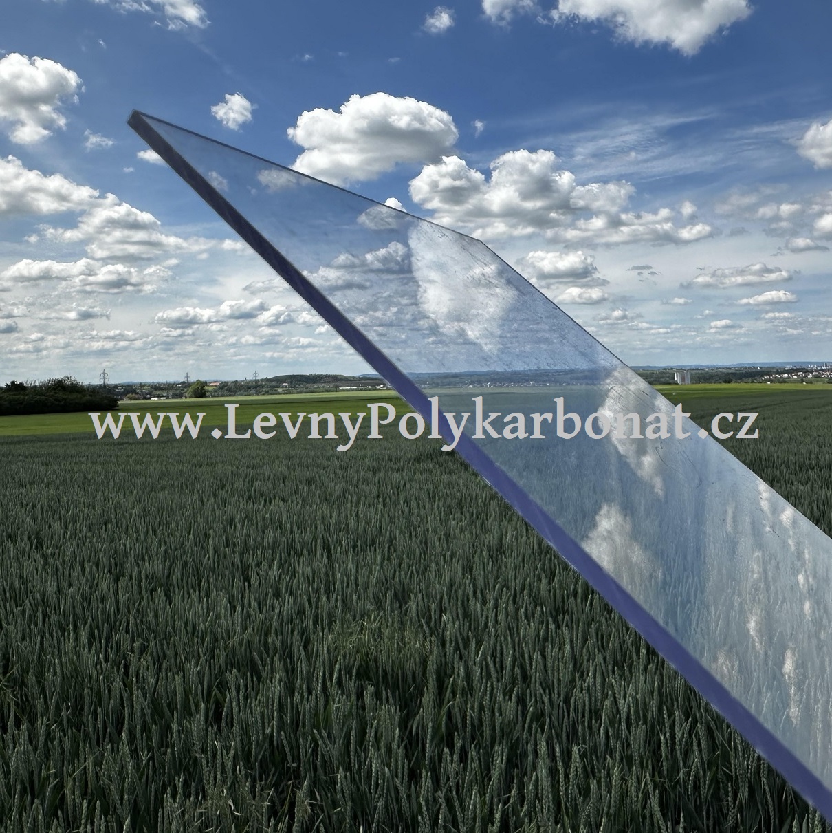 PLEXISKLO CRYLON® - 2UV - tl. 3mm ČIRÁ 1,017m x 1,025m (1,05 m2)