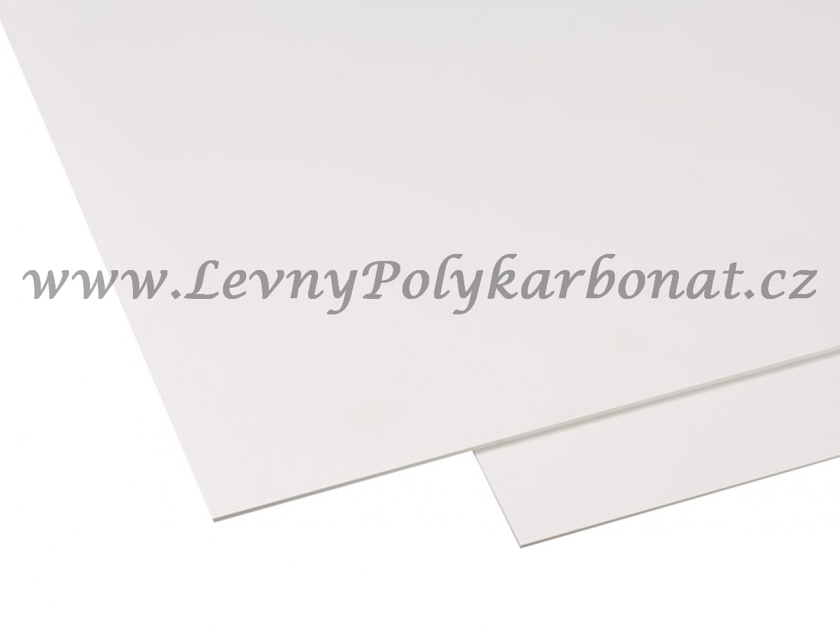 HOBBYCOLOR Polyvinylchloridová PVC deska - tl. 3 mm BÍLÁ š.50 cm x dl.100 cm