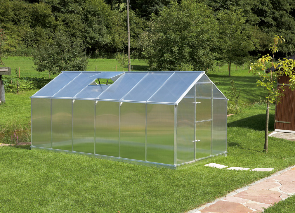 Zahradní skleník z polykarbonátu tl.6 mm GARDENTEC F6 - š.2,27 x dl.4,48 m