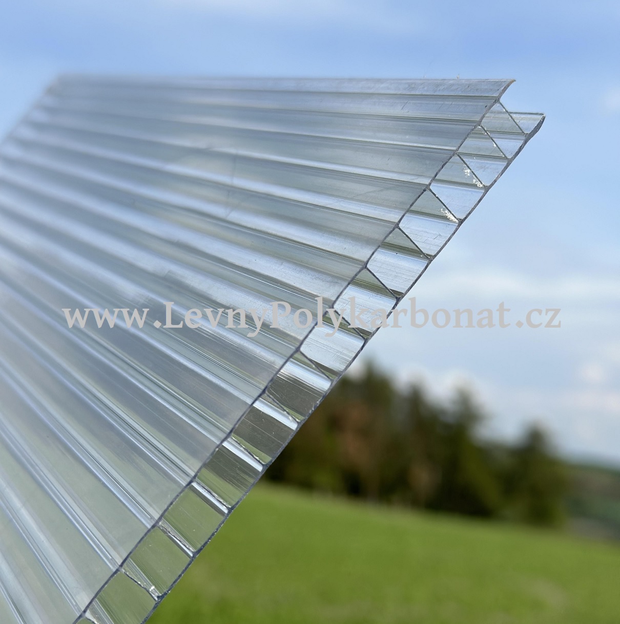 Komůrkové desky - tl. 8 mm - MULTICLEAR BOX 2 WALL 2UV ČIRÁ 1,05 m x 2 m