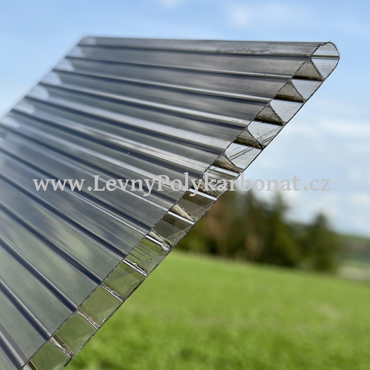 Komůrkové desky - tl. 10 mm - MULTICLEAR BOX 2 WALL 2UV BRONZ 1,05 m x 2 m