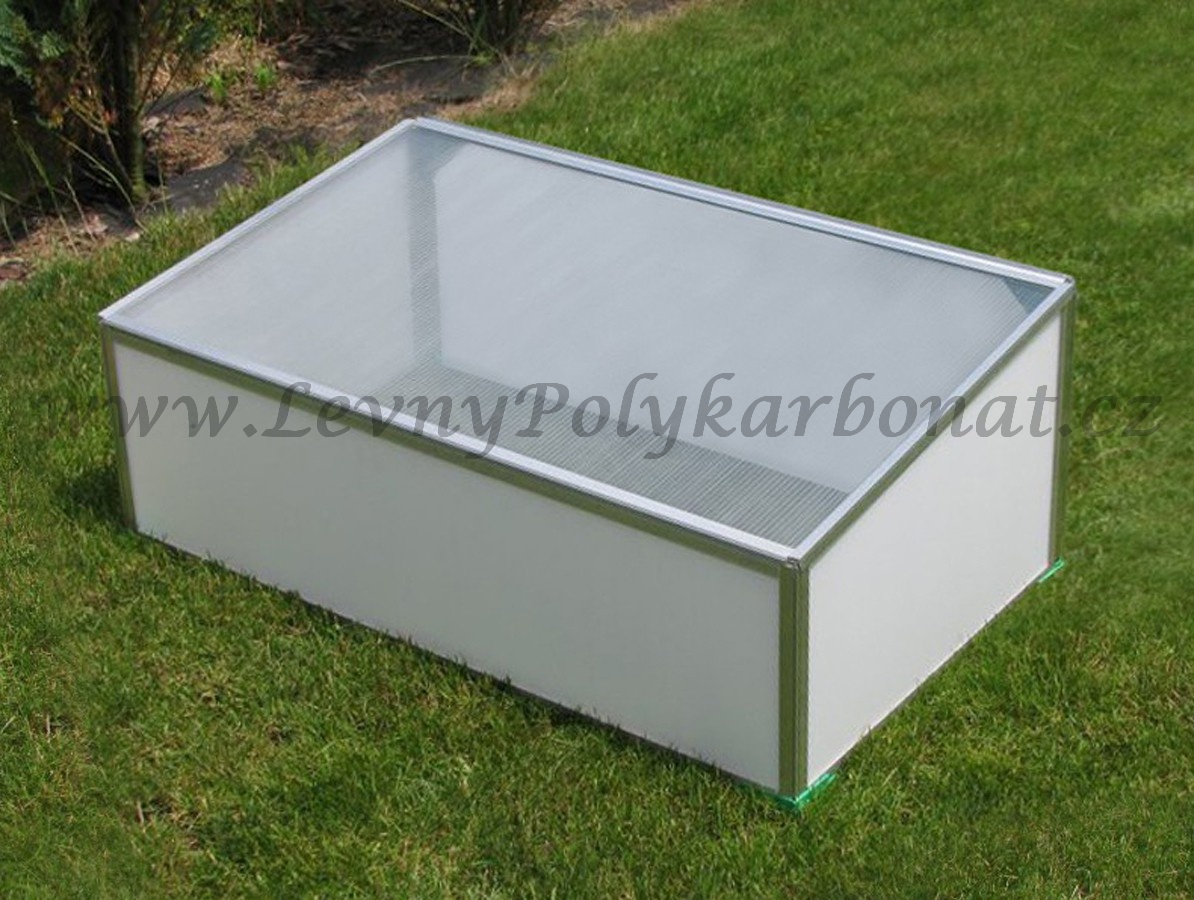 Zahradní pařeniště z polykarbonátu tl.4 mm GARDENTEC - jednoduché 100 x 60 cm