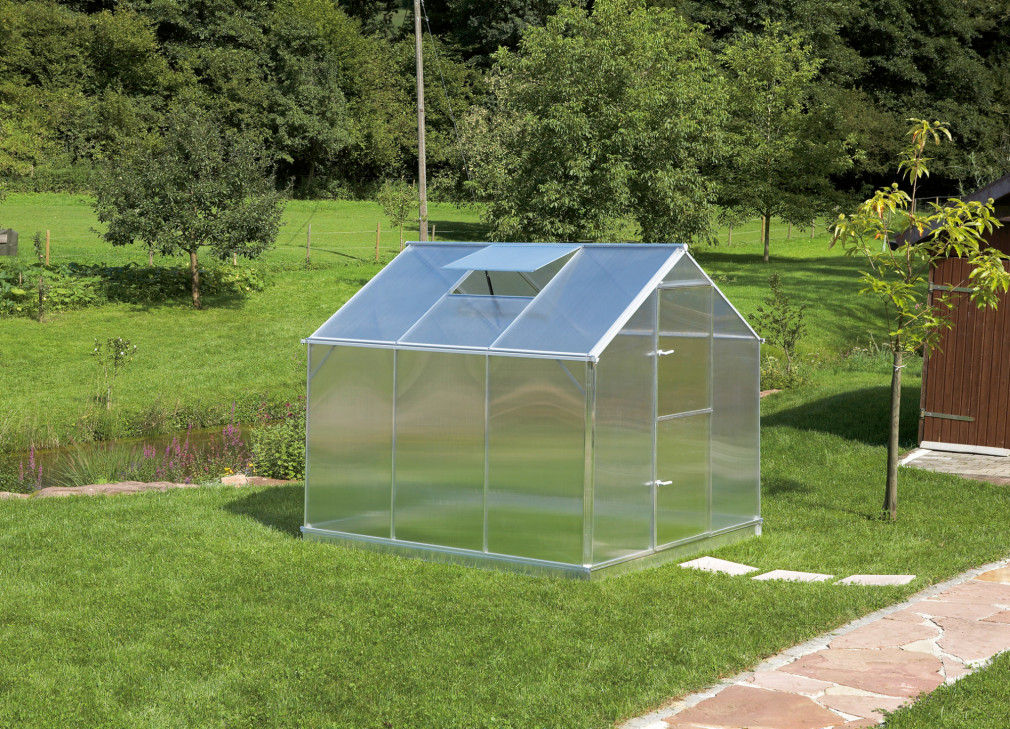 Zahradní skleník z polykarbonátu tl.6 mm GARDENTEC F3 - š.2,27 x dl.2,28 m