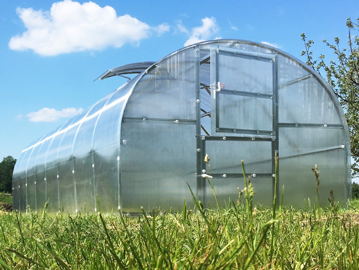 Zahradní skleník z polykarbonátu tl.4 mm GARDENTEC KOMPAKT š.3 x dl.4 m