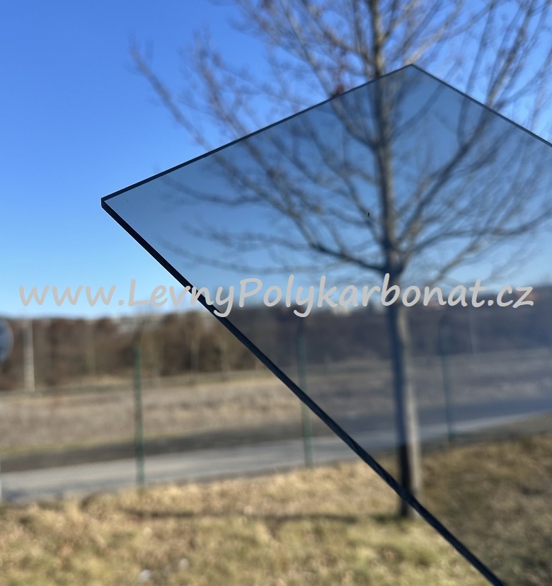 Plný polykarbonát PC - 2UV - tl. 6mm ANTRACIT ŠEDÁ 2,1m x 6m (12,6 m2)