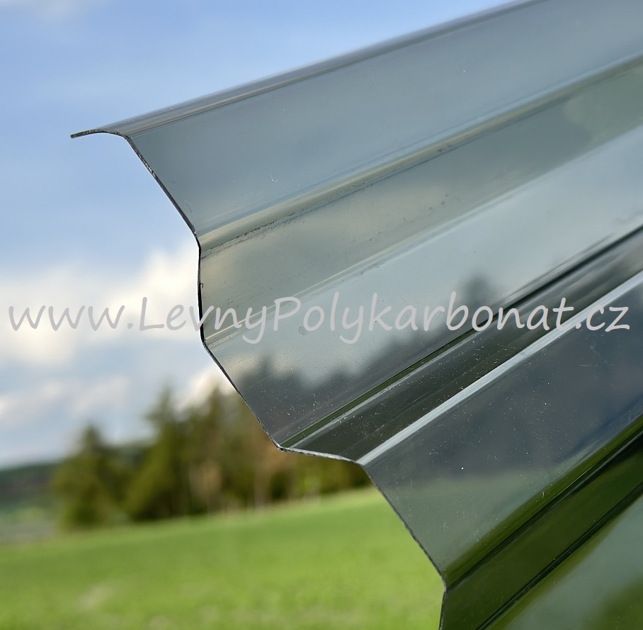 PALRAM SUNTUF - TR76/18 tl.0,8mm (HLADKÁ ANTRACIT ŠEDÁ) - š.1,06m x dl.2m (2,12m2)